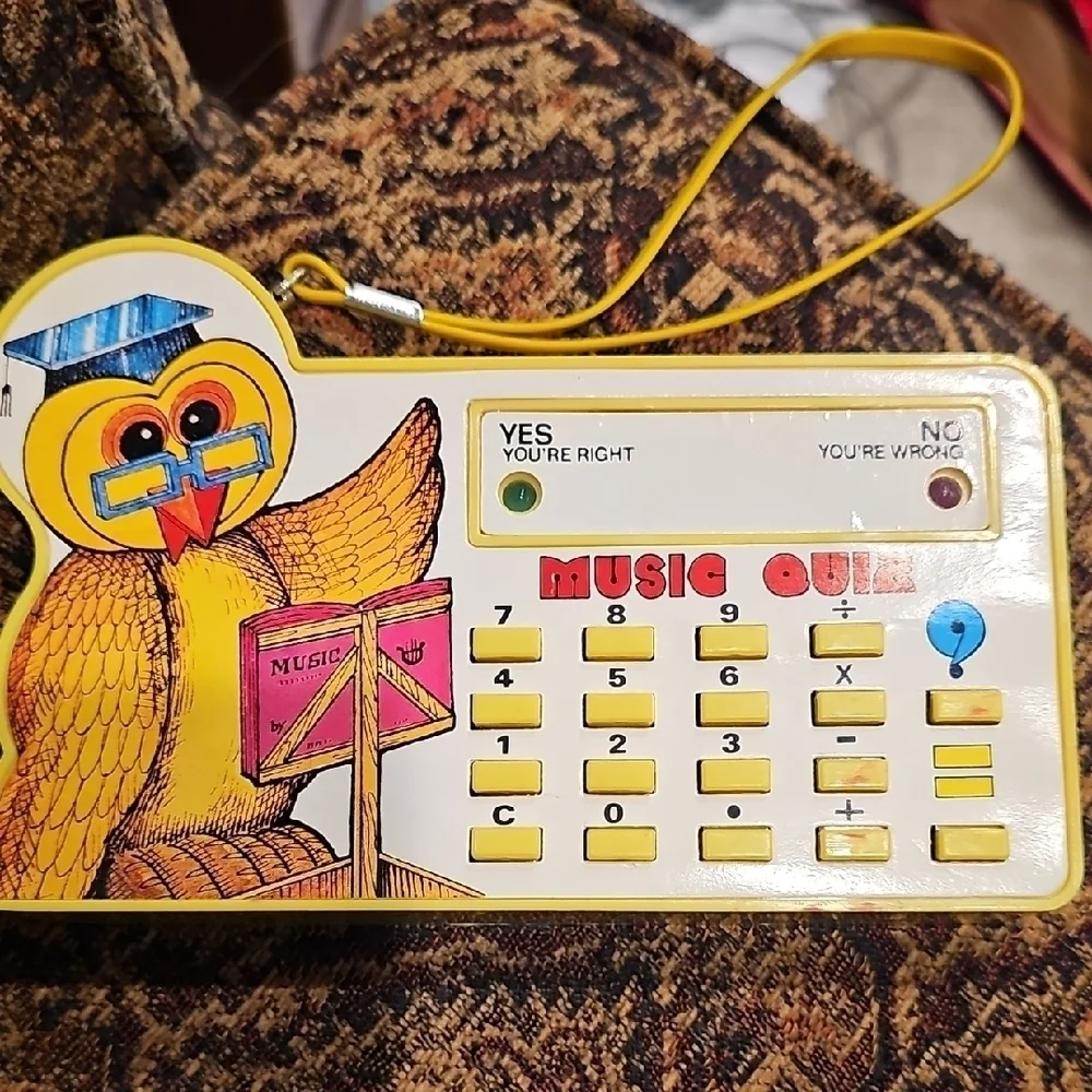 Vintage Owl Music Quiz Toy